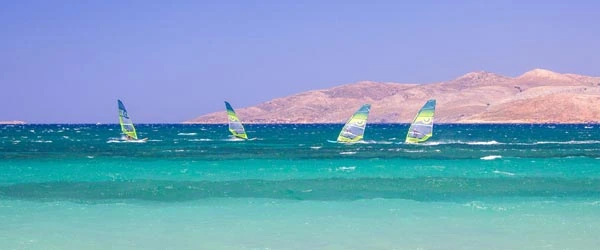 Windsurfers - Marmari Windsurfing Center